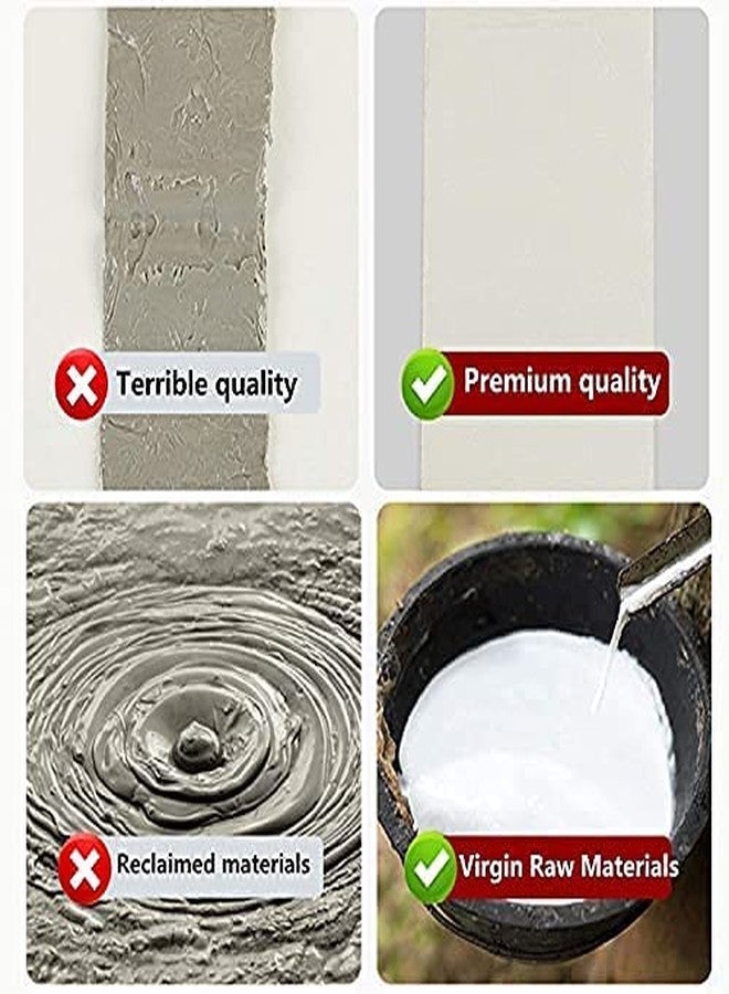 Styxon Aluminium Duct Repair Tape Professional Waterproof Butyl Rubber Tape External Aluminium Foil Suitable for Roof Leak, Surface Crack, Window Sill Gap, Pipe Rupture (2'' in x 5 Meter) (1 Psc) - Image 4